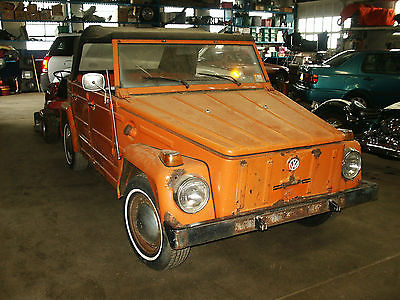 Volkswagen : Thing 4 door convertible 1973 volkswagen thing base 1.6 l restoration project