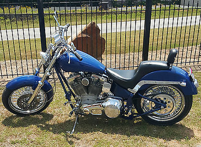 Custom Built Motorcycles : Other 2000 midnight blue custom motorcycle only 1 900 miles
