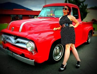 Ford : F-100 1955 ford f 100 custom truck excellent