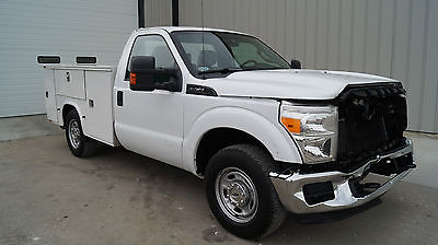 Ford : F-250 SINGLE CAB 2012 ford f 250 utility truck used salvage title