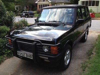 Land Rover : Range Rover County Classic Sport Utility 4-Door 1995 land rover range rover county classic swb black w tan fully restored
