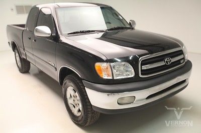 Toyota : Tundra SR5 Access Cab 4x4 2002 gray cloth trailer hitch v 8 dohc used preowned 282 k miles