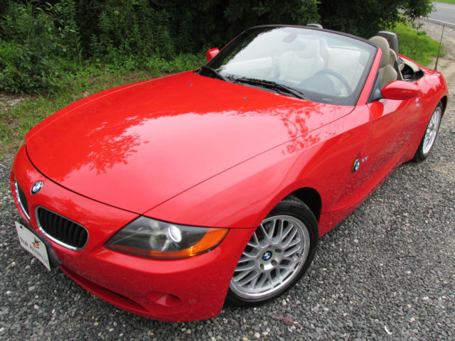 BMW : Z4 2dr Roadster 04 bmw z 4 sport manual 53 k miles 60 pics leather upgraded xenon heated seats