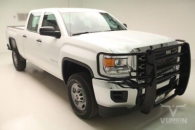 GMC : Sierra 2500 Base Crew Cab 4x4 2015 gray cloth grill guard trailer hitch v 8 vortec we finance 26 k miles