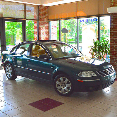 Volkswagen : Passat GLX V6 LOW MILEAGE Heated Leather PINIEN GREEN Gorgeous Condition GLX V6 50 Pics