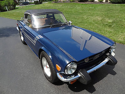 Triumph : TR-6 Base Triumph TR6 Blue in excellent condition and ready to enjoy!