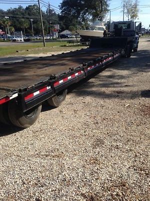 1981 Landoll 48' Trailer Traveling Axle W/ Winch & Slide Out Extensions