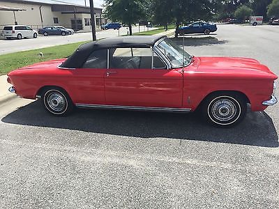 Chevrolet : Corvair 1963 chevy corvair monza convertible red chevrolet automatic transmission