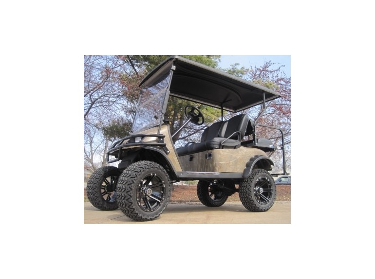 2011 Gsi EZ-GO Lifted Forest Camo 36 Volt Electric Golf Cart