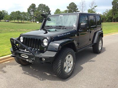Jeep : Wrangler Unlimited Rubicon Sport Utility 4-Door 2011 jeep wrangler 3.8 l rubicon 4 dr hard top saddle leather bluetooth winch nice