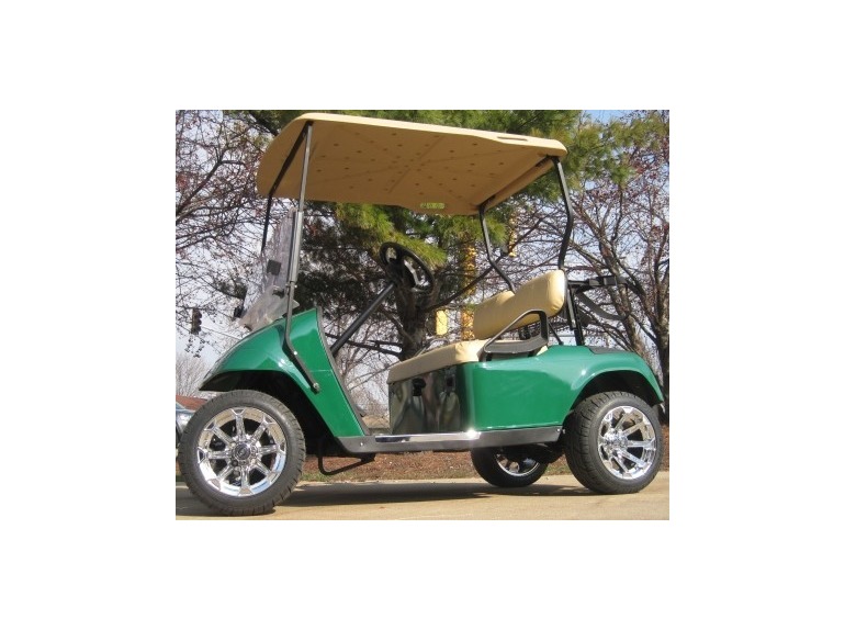 2011 Gsi Green EZ-GO 36v Electric Golf Cart w/ Chrome Rims