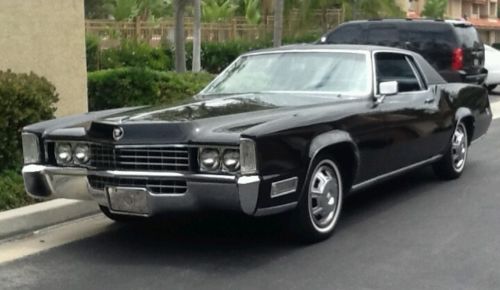 Cadillac : Eldorado 1968 cadillac eldorado triple black beauty