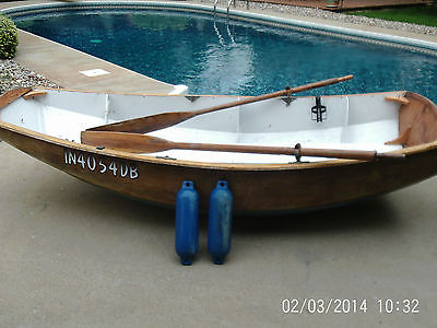 HANDMADE WOODEN DINGY/FISHING BOAT