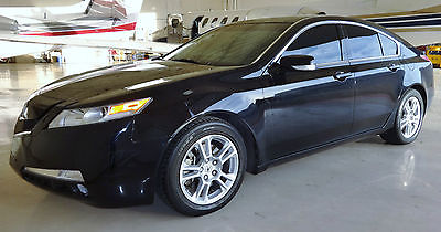 Acura : TL TL 2011 acura tl sedan 3.5 l black paint leather carpet excellent condition