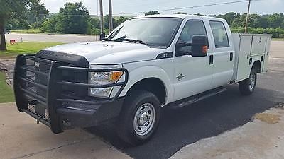 Ford : F-250 Utility Truck 2011 ford f 250 xl crew cab long bed utility bed truck 4 x 4 6.7 l diesel