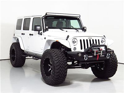 Jeep : Wrangler Sport 15 jeep wrangler unlimited lifted 38 in toyo tires 2 oin wheels led lights leather