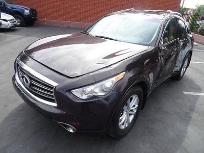 Infiniti : FX 35 2012 infiniti fx 35 repairable salvage wrecked damaged project rebuilder save