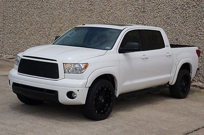 Toyota : Tundra Limited Tundra Limited 4x4 5.7l CrewMax White Loaded, 22 inch Rims and Tires, JBL Sound