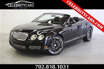 Bentley : Continental GT 2007 Bentley Continental GTC Convertible 2007 bentley continental gtc convertible triple black non smoker highly optioned