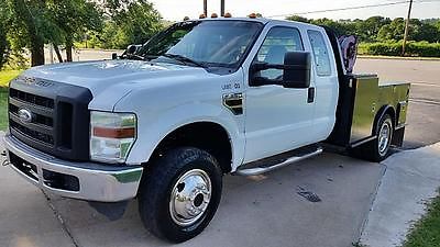 Ford : F-350 XL 2008 ford f 350 ext cab dually flat bed 4 x 4 6.4 l powerstroke diesel 76 k miles