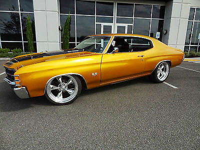 Chevrolet : Chevelle SS 1971 chevelle ss 502 efi pro touring air bagged 20 candy coated rotisserie paint