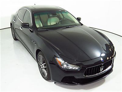 Maserati : Ghibli 4dr Sedan 14 maserati ghibli nero ribelle tech pkg navigation premium sound 19 in wheels