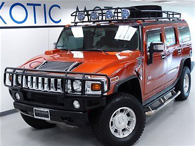 Hummer : H2 4dr Wagon 2004 hummer h 2 awd heated seats moonroof bose running board grill guard roofrack