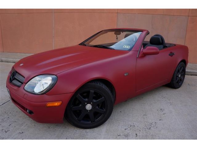 Mercedes-Benz : SLK-Class ROADSTER ROADSTER MERCEDES BENZ SLK230 KOMPRESSOR CUSTOM MATTE RED PAINT HEATED SEAT NICE