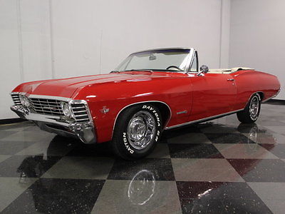 Chevrolet : Impala SS REAL DEAL SS CONVERTIBLE, CORRECT 327CI MOTOR, SEERING RED PAINT, FACTORY A/C