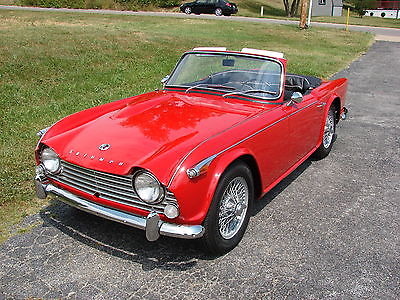Triumph : Other TR4A TRIUMPH TR4A, IRS, OVERDRIVE & WIRE WHEELS