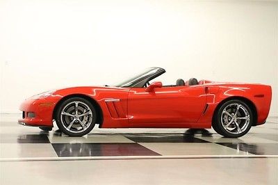 Chevrolet : Corvette 3LT Z51 Grand Sport GPS Magnetic Ride Red Convertible Navigation Heated Leather Power Top Bluetooth Bose Memory Automatic 2012 12 13