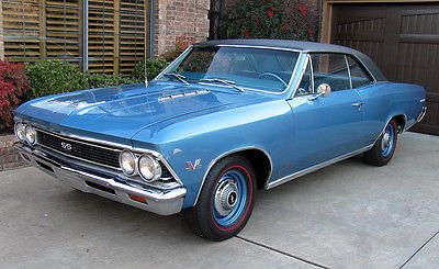 Chevrolet : Chevelle Super Sport 1966 chevelle ss s matching 396 4 speed buckets console gauges kk tach redlines