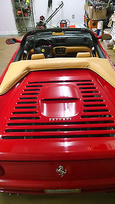 Ferrari : 355 F1 1999 f 355 spider f 1 red convertible tan interior 13 875 miles