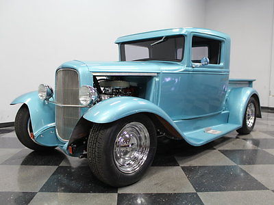 Ford : Model A Pickup CUSTOM BUILD, 350 V8, AUTO, A/C, PWR WIN, SHAVED, TONS INVESTED, VERY NICE!!