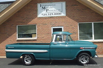 Chevrolet : Other Pickups Apache 32 8 Foot Fleetside Restored Rust Free! Fresh Brakes & Cyl Head 235 6 with a Rare 4 Speed 60 Pix