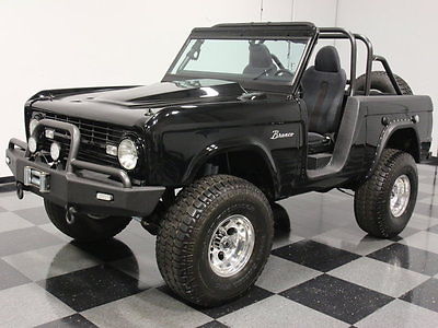 Ford : Bronco PRO-LIFTED EARLY BRONCO, 302 V8, AUTO, HALF-CAB, ROLL BAR, 35