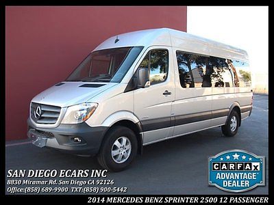 Mercedes-Benz : Sprinter Sprinter 2500 Passenger Van 170 in. WB High Roof 2014 mercedes benz sprinter 2500 170 wb high roof navigation back up camera