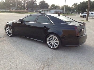Cadillac : CTS V 2011 ctsv black in mint condition with 650 hp many extras one of a kind