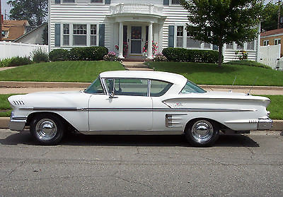 Chevrolet : Impala 2 Door Hardtop 1958 impala recent build 350 crate motor fi ac at front discs