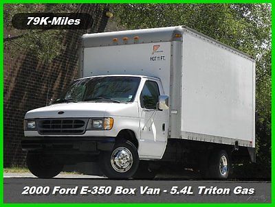 Ford : E-Series Van Box Truck 00 ford e 350 e 350 cutaway box van truck 5.4 l triton gas utilimaster used vinyl