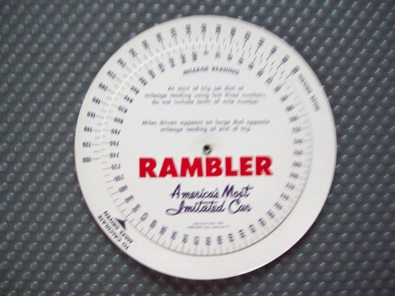 Rambler dial guage Scrambler Classic American Marlin Rebel Ambassador, 1