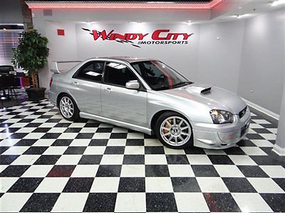 Subaru : Impreza 2.5 WRX STi w/Silver Wheels 05 subaru impreza wrx sti awd turbo 6 spd only 53 k miles stock alpine cd more