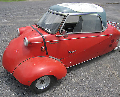 Other Makes RARE 1957 Messerschmitt Micro Car Runs Bubbletop Sachs Motor EZ Restore Isetta