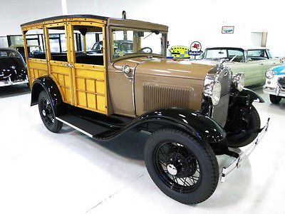 Ford : Model A Woodie Station Wagon  1930 ford model a woodie station wagon 100 authentic museum quality