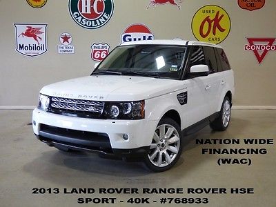 Land Rover : Range Rover Sport HSE LUX SUNROOF,NAV,BACK-UP CAM,HTD LTH,20'S! 13 range rover sport hse lux sunroof nav back up cam htd lth 20 s 40 k we finance