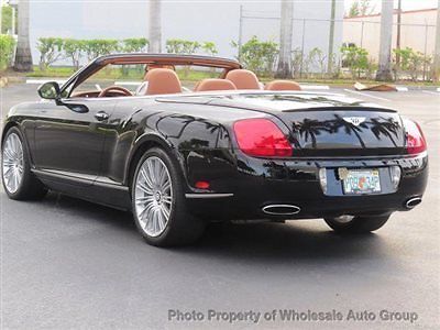 Bentley : Continental GT 2dr Convertible Speed WHOLESALE PRICE !! FULLY LOADED !! CARFAX CERTIFIED !!! MINT CONDITION