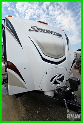 New 2015 Sprinter 311BHS Keystone Travel Trailer Outside Kitchen Camper Towable