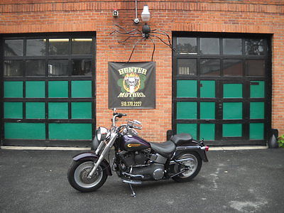 Harley-Davidson : Softail 2004 harley davidson flstfi fatboy custom harley paint set black motor kool bike