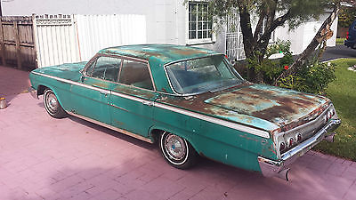Chevrolet : Impala 4 door hardtop no post 1962 chevy impala project car or for parts