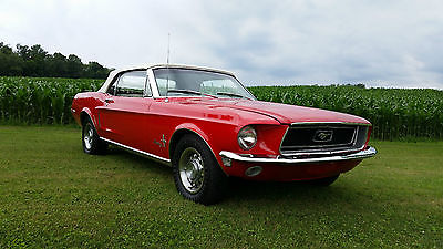 Ford : Mustang Convert. 1968 ford mustang convertible